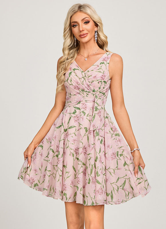 Robe Chic Vaporeuse Marine - gallery 4