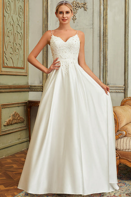 Robe Chic Satinée Classique - gallery 1