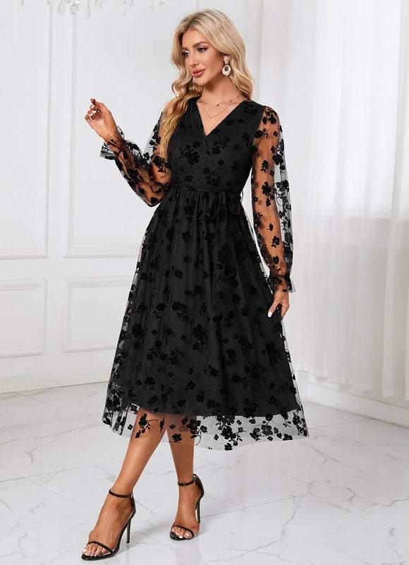 Robe Chic Nuit Étoilée Envoûtante - gallery 1