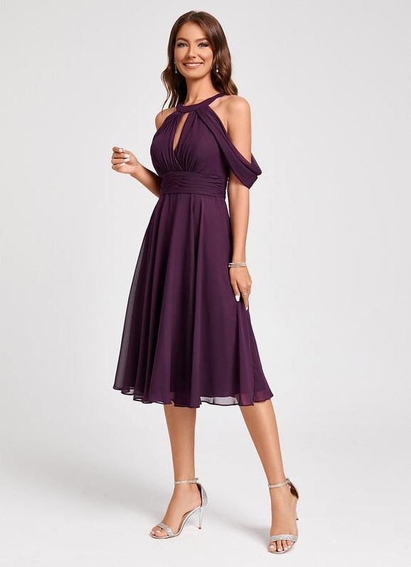 Robe Chic Éclat Violet - gallery 4