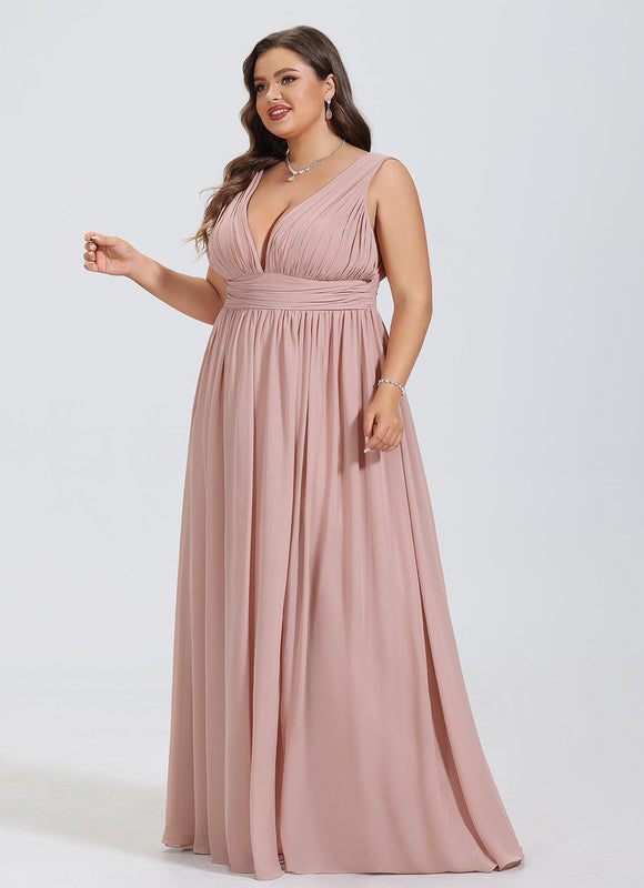 Robe Chic Longue Verte Fluide - gallery 6