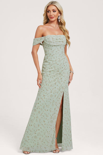 Robe Chic Violet Élégant - gallery 1