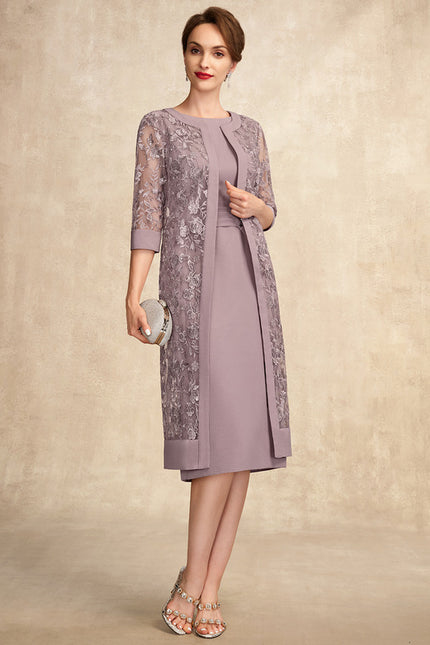 Robe Chic Élégance Lilas