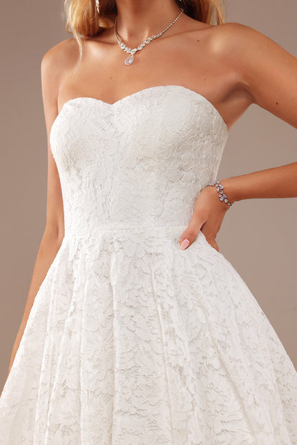 Robe Chic Dentelle Courte - gallery 5