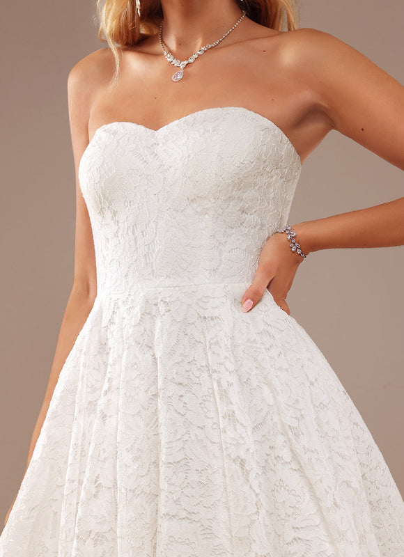 Robe Chic Dentelle Courte - gallery 5