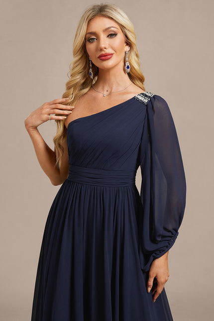 Robe Chic Asymétrique Fluide - gallery 1