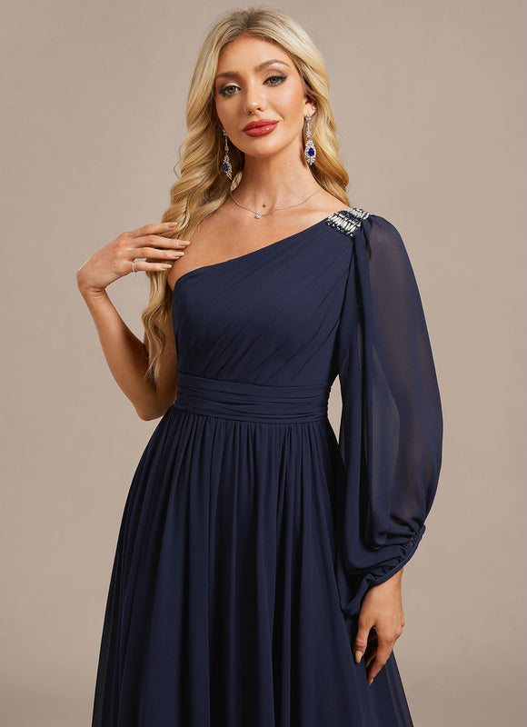 Robe Chic Asymétrique Fluide - gallery 1