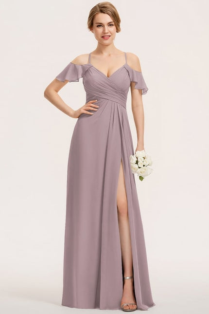Robe Chic Chiffon Sable