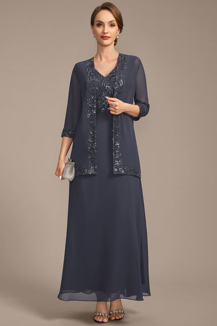 Robe Chic Mousseline Étoilée - gallery 2
