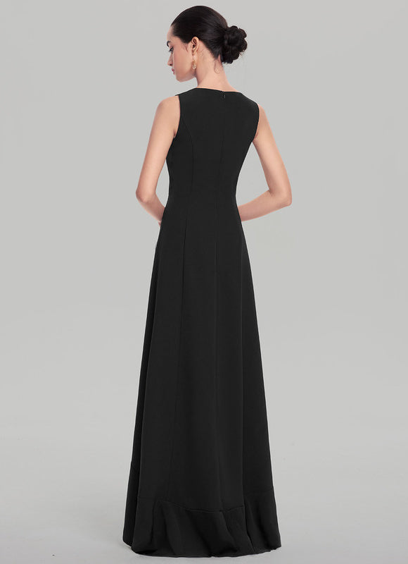 Robe Chic Noire À Volants - gallery 3