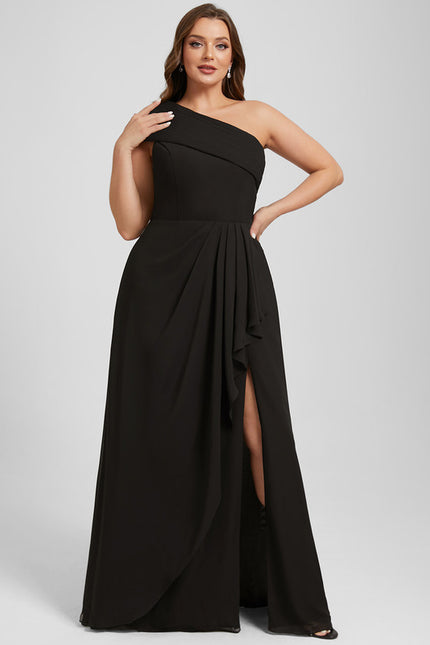Robe Chic Noire Drapée - gallery 8