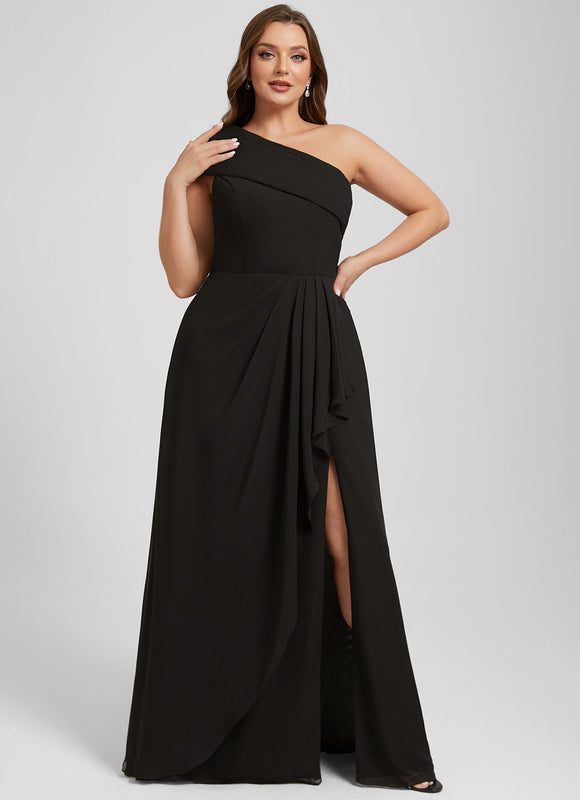 Robe Chic Noire Drapée - gallery 8
