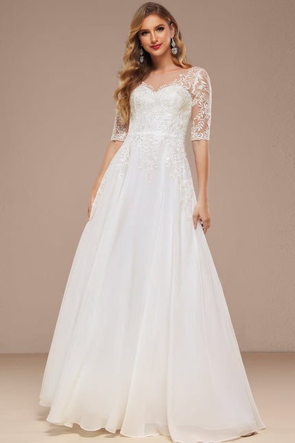 Robe Blanche Plage Chic - gallery 1