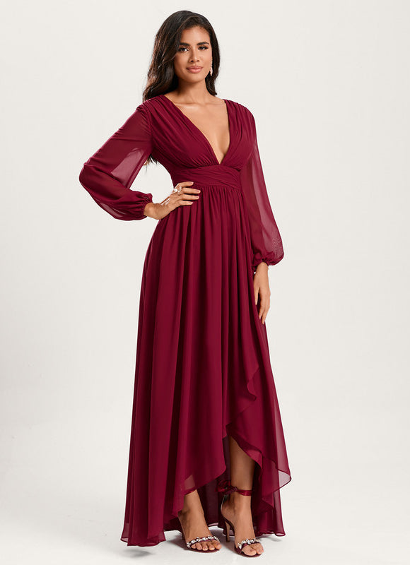 Robe Chic Fluide Bleu Nuit - gallery 4