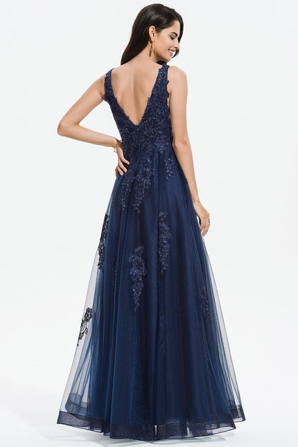 Robe Chic Bleue Étoilée - gallery 4