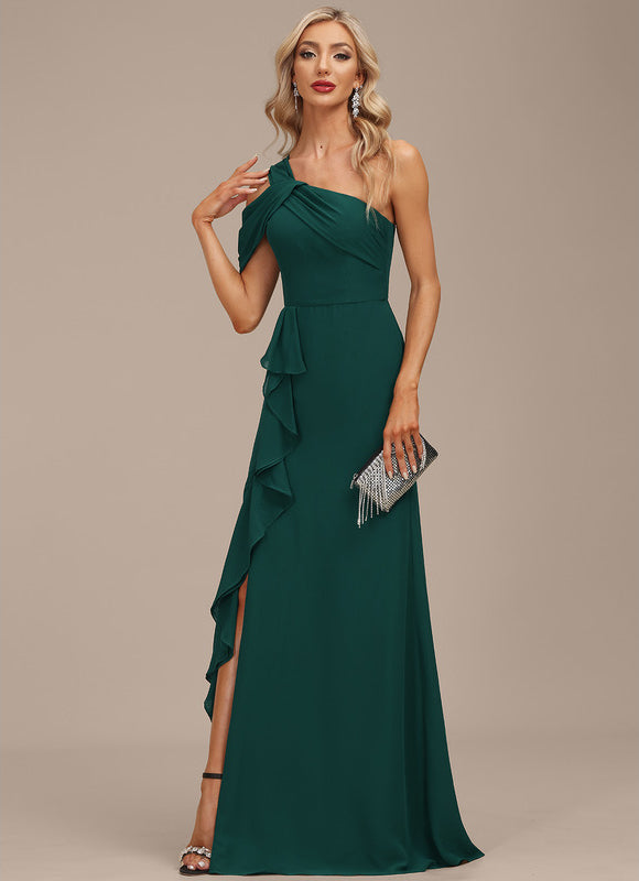 Robe Chic Noire Drapée - gallery 4