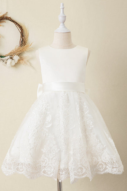 Robe Chic Enfant Satinée