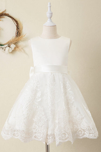 Robe Chic Enfant Satinée