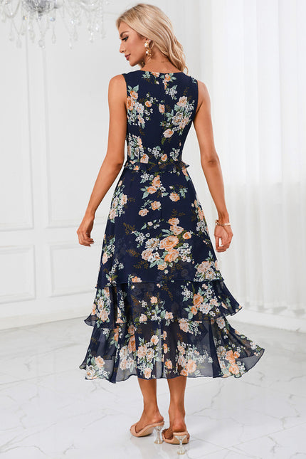 Robe Chic À Volants Florale - gallery 4