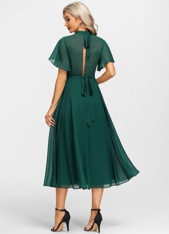 Robe Chic Midi Chiffon - gallery 2