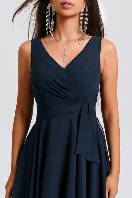 Robe Chic Vaporeuse Marine - gallery 4