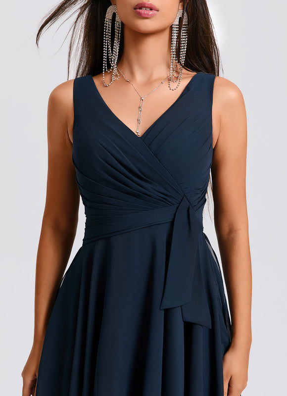 Robe Chic Vaporeuse Marine - gallery 4