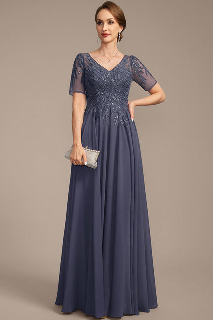 Robe Chic Marine Éclatante - gallery 4