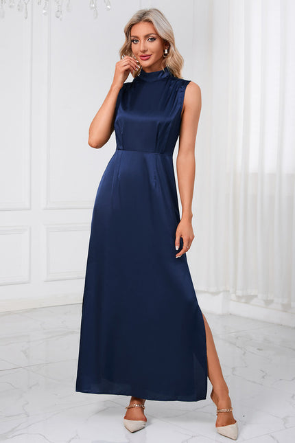 Robe Chic Maxi Satinée Élégante - gallery 2