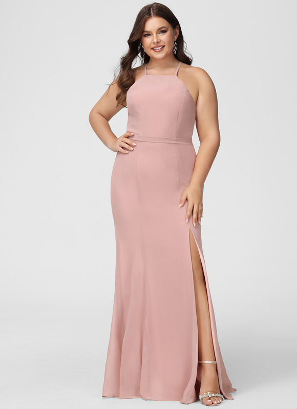 Robe Chic Rose Poudré Dentelle Élégante - gallery 6