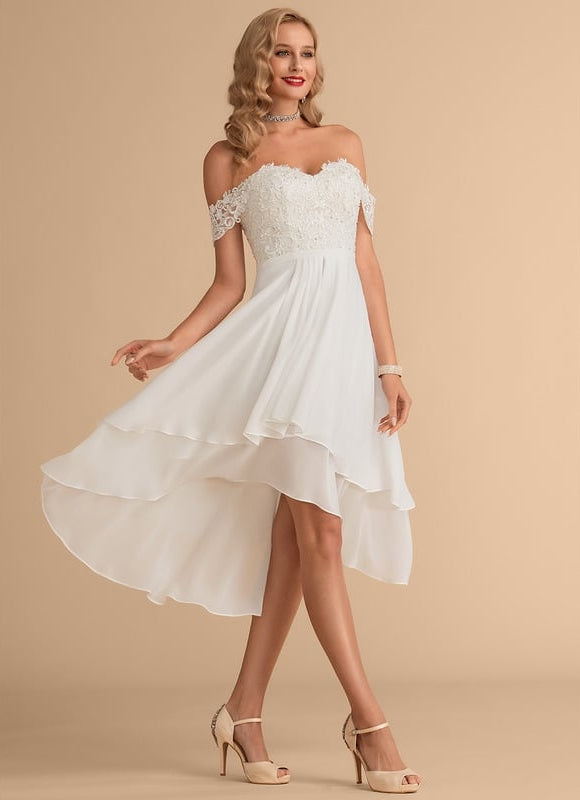Robe De Plage Blanche Dentelle Boho Boheme Chic - gallery 4