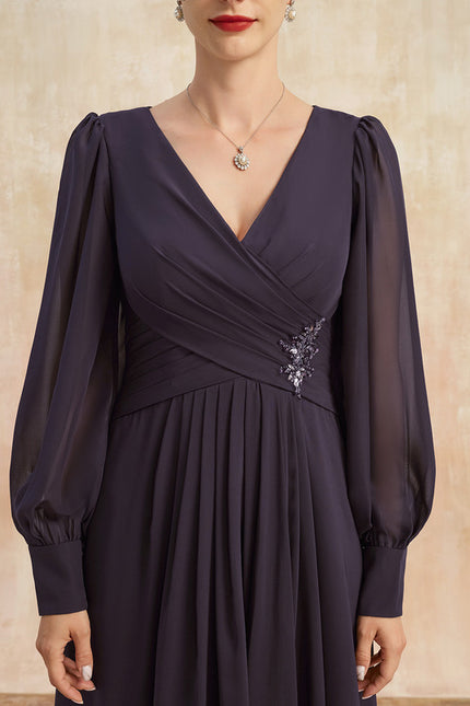Robe Chic Asymétrique Nuit - gallery 6