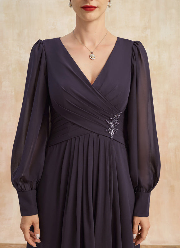 Robe Chic Asymétrique Nuit - gallery 6