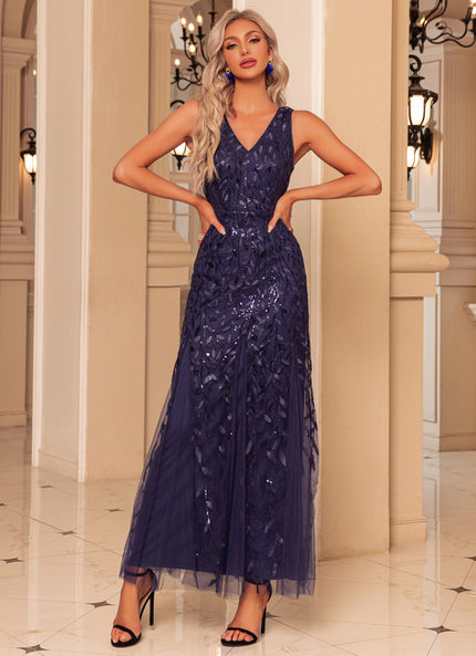 Robe Chic Maxi Paillettes Nuit