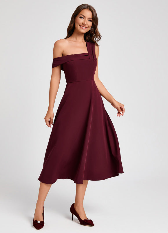 Robe Chic Bordeaux Chic Moderne