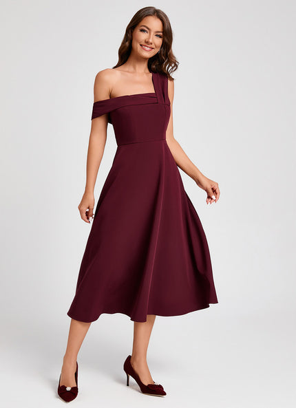Robe Chic Bordeaux Chic Moderne