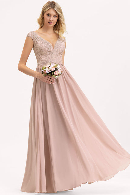 Robe Chic Élégance Rosée - gallery 3