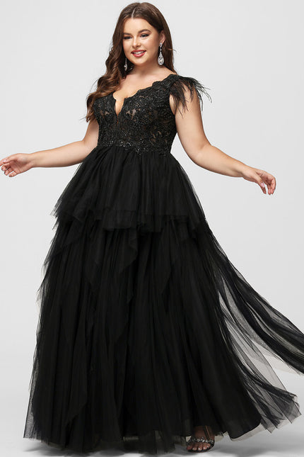Robe De Soirée Longue Chic Noire - gallery 9