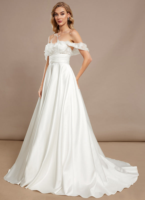 Robe Chic Élégance Florale Satinée - gallery 1