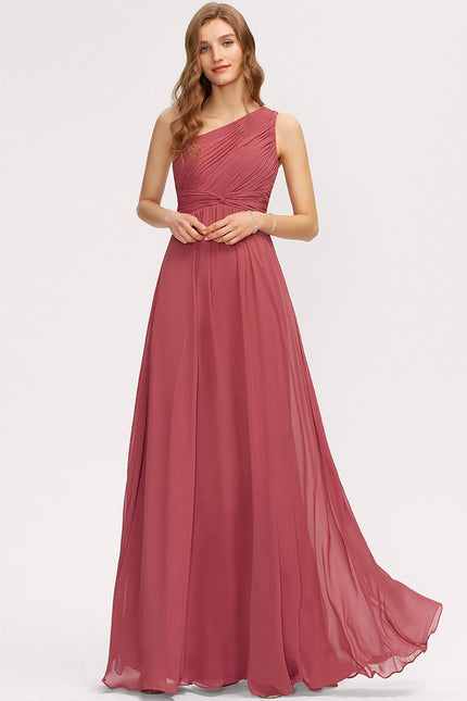 Robe Chic Asymétrique Beige - gallery 1
