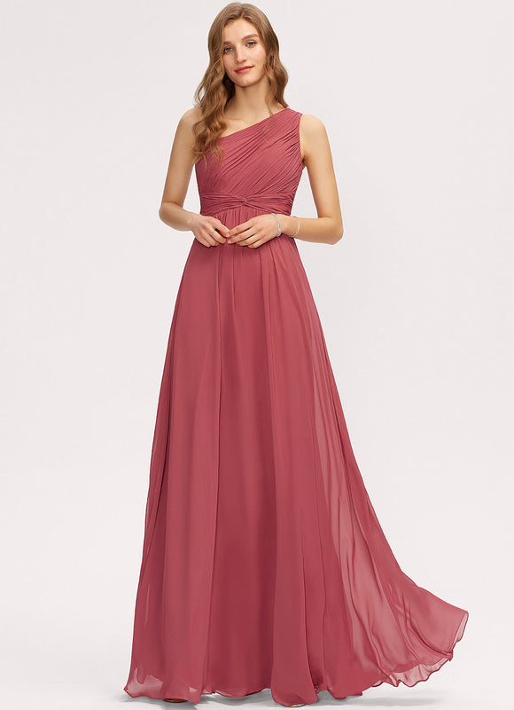 Robe Chic Asymétrique Beige - gallery 1