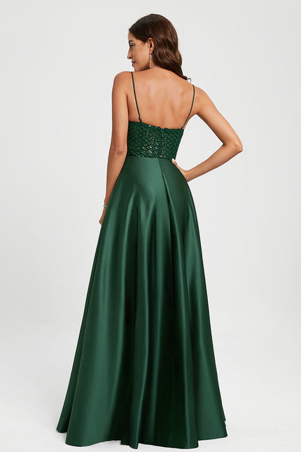 Robe Chic Satin Chic Longueur - gallery 2
