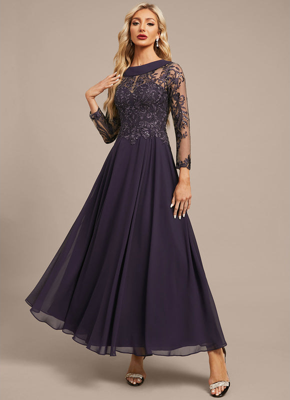 Robe Chic Élégance Violette - gallery 3