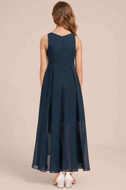 Robe Chic Bleu Nuit Élégant - gallery 3