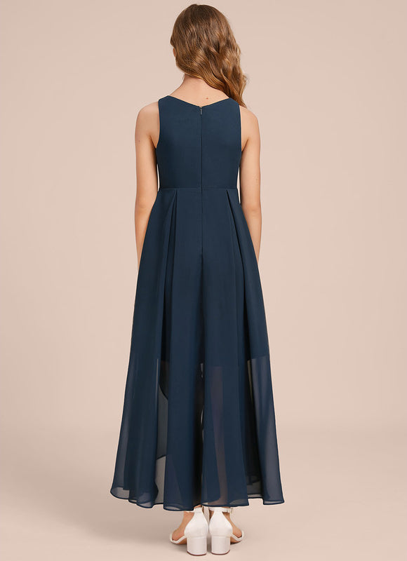 Robe Chic Bleu Nuit Élégant - gallery 3