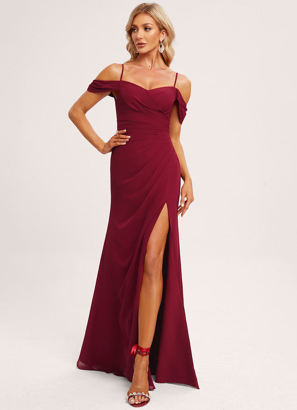 Robe Chic Épaule Dégagée - gallery 2
