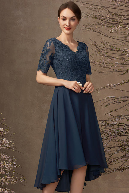 Robe Chic Émeraude Dentelle - gallery 4