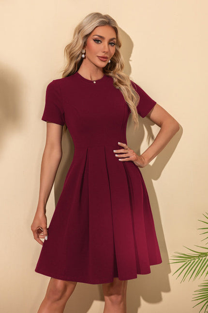 Robe Chic Navy Courte - gallery 3