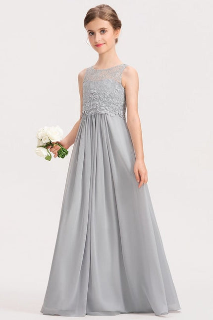 Robe Chic Gris Éthéré - gallery 1