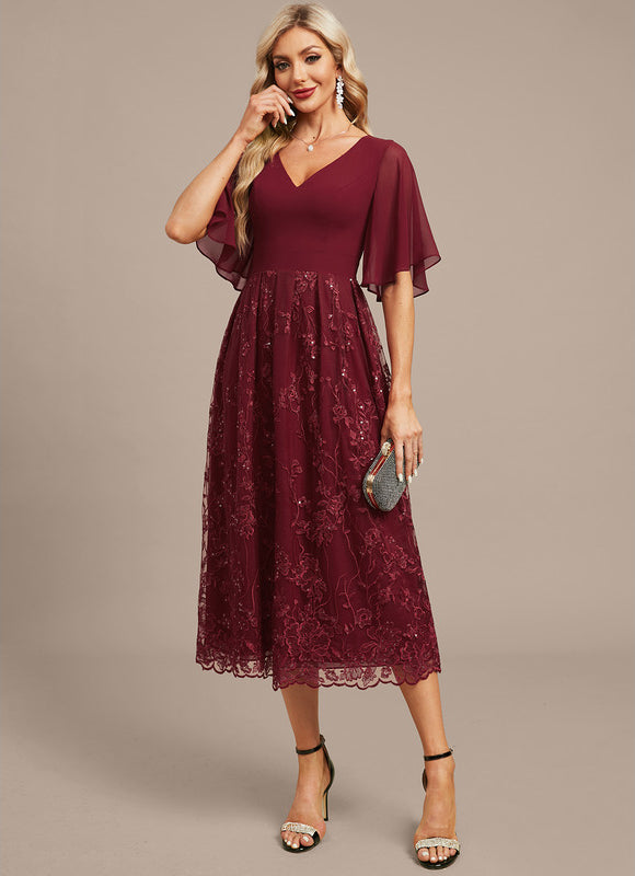 Robe Chic Émeraude Fluide - gallery 3