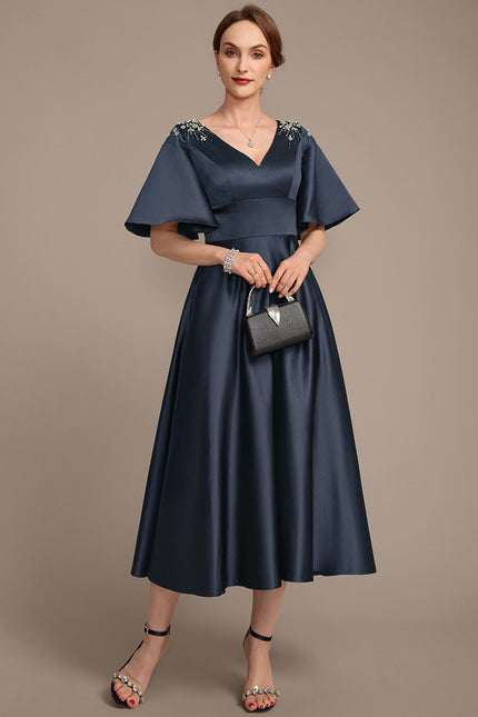 Robe Chic Satin Nuit Élégante - gallery 4